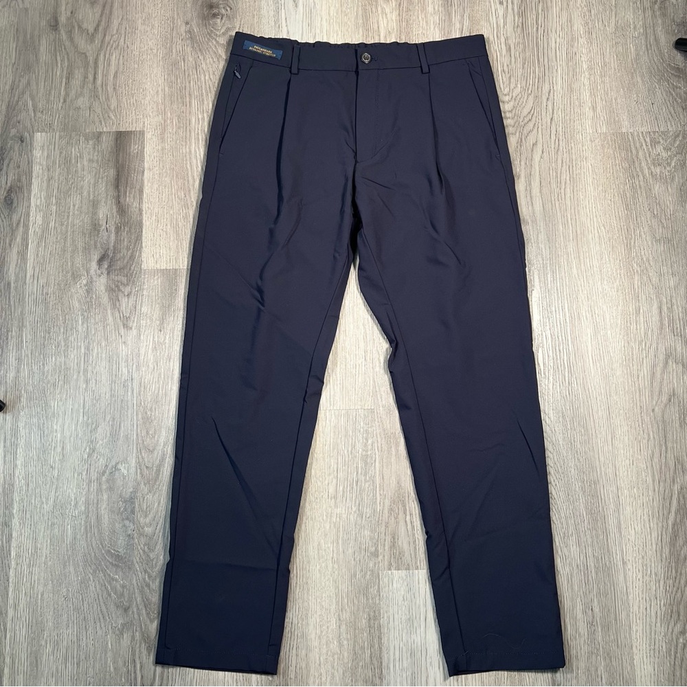 Paul & Shark Dynamic Stretch Pants Chino Drawstring Navy Blue‎ Men’s 34x29 Golf